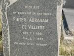 VILLIERS Pieter Abraham, de 1891-1953