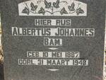 BAM Albertus Johannes 1887-1948