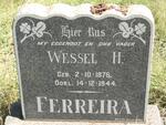 FERREIRA Wessel H. 1876-1944