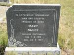 NAUDé Mary nee RAUTENBACH 1919-1987