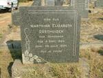 OOSTHUIZEN Marthina Elizabeth nee SCHOEMAN 1884-1964