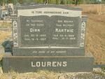 LOURENS Dirk 1890-1967 & Marthie DELPORT 1898-1968