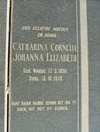 RADEMAN Catharina Cornelia Johanna Elizabeth nee NAUDE 1896-1970
