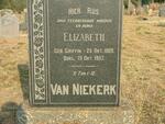 NIEKERK Elizabeth, van nee GRIFFIN 1889-1957