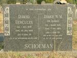 SCHOEMAN Dawid Hercules 1876-1969 & Dirkie W.M. BARNARD 1884-1960