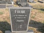FOURIE Johanna 1905-1977