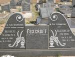 FOXCROFT Herbert Lawrence 1906-1982 & Elizabeth 1912-2000