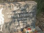 FERREIRA Cecilia nee GROENEWALD 1932-1970