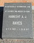 HAYES Huibrecht A.J. 1922-1977