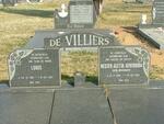 VILLIERS Louis 1961-1993, de & Hester Aletta Gertruida BOSHOFF 1959-1993