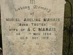MARAIS Muriel Adeline nee TRUTER 1884-1910