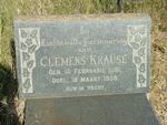 KRAUSE Clemens 1881-1959