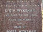WYKEHAM James -1910 & Lydia -1888