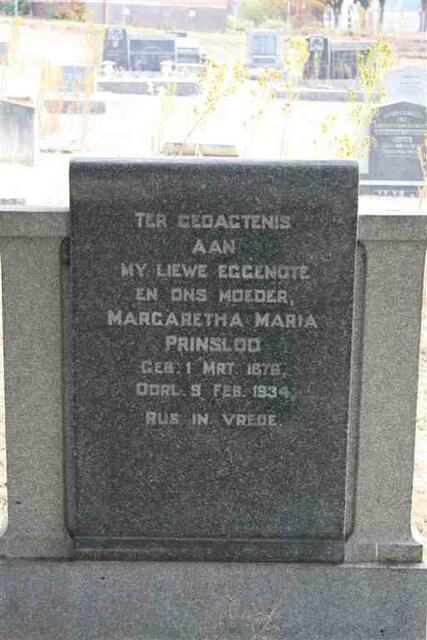 PRINSLOO Margaretha Maria 1876-1934