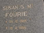 FOURIE S.M. 1905-1989