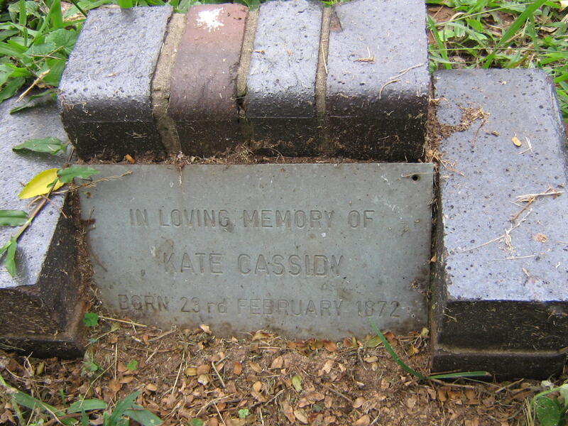CASSIDY Kate 1872-