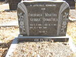 OLIVIER Frederick George 1906-1994 & Martha Dorothea 1914-