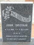 SCHRADE Johan Christiaan 1893-1972