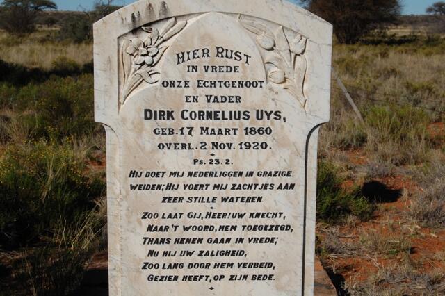 UYS Dirk Cornelius 1860-1920