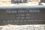 HOOPER Arthur Ernest 1885-1972