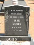 Elsie Sophia KAHTS 1934-2001