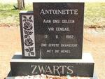 ZWARTS Antoinette 1982-1982