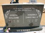 HERBERT Joseph Benjamin 1907-1995 & Hendrika Christina H. 1909-1995