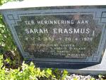 ERASMUS Sarah 1893-1979