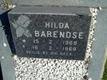 BARENDSE Hilda 1969-1969