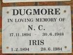 DUGMORE N.C. 1894-1948 & Iris 1894-1984