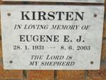 KIRSTEN Eugene E.J. 1931-2003