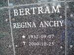 BERTRAM Regina Anchy 1932-2000