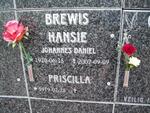 BREWIS Johannes Daniel 1920-2007 & Priscilla 1919-