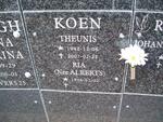 KOEN Theunis 1942-2007