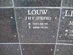 LOUW J.H.F. 1931-2005