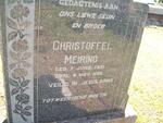 MEIRING Christoffel 1921-1950