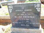 WELSH William Frederick 1888-1966