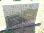 GOUWS M.C. 1924-1992 & Marthie 1926-