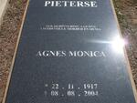 PIETERSE Agnes Monica 1917-2004