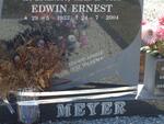MEYER Edwin Ernest 1933-2004