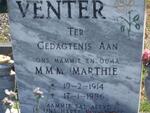 VENTER Marthie M.M. 1914-1986