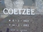 COETZEE Louis 1923-1983