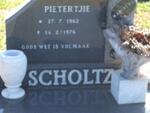 SCHOLTZ Pietertjie 1961-1976