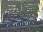 POSTHUMUS Jacobus Paulus 1915-2005 & Catharina Petronella LABUSCHAGNE 1918- 