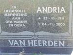 HEERDEN Andria, van 1911-2000