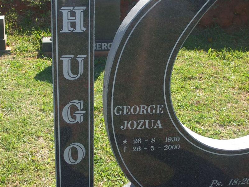 HUGO George Jozua 1930-2000