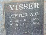 VISSER Pieter A.C. 1935-1992
