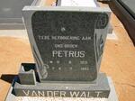 WALT Petrus, van der 1931-1992