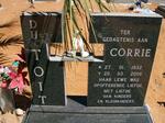 TOIT Corrie, du 1932-2006