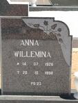 MALAN Anna Willemina 1926-1998